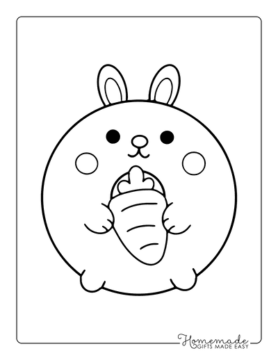 Free cute kawaii coloring pages for kids