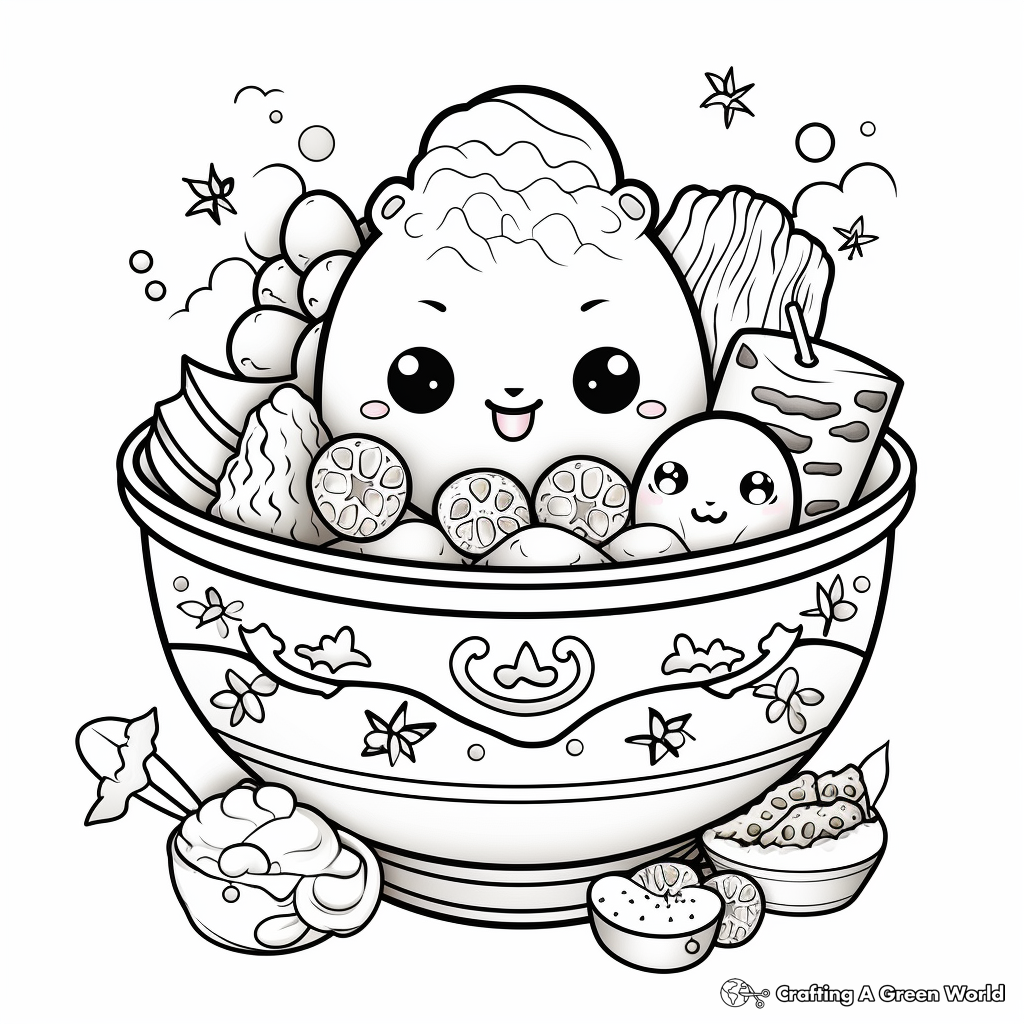 Japanese coloring pages