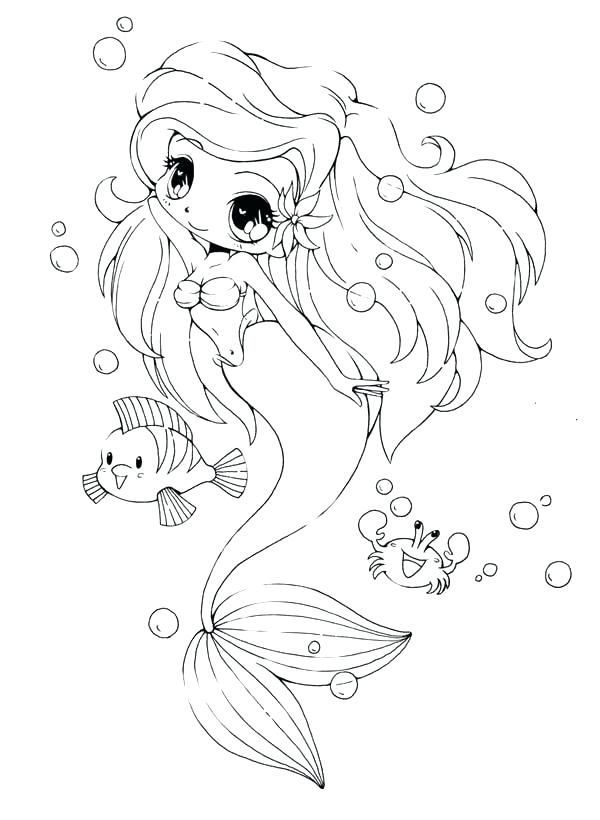 Little mermaid coloring pages