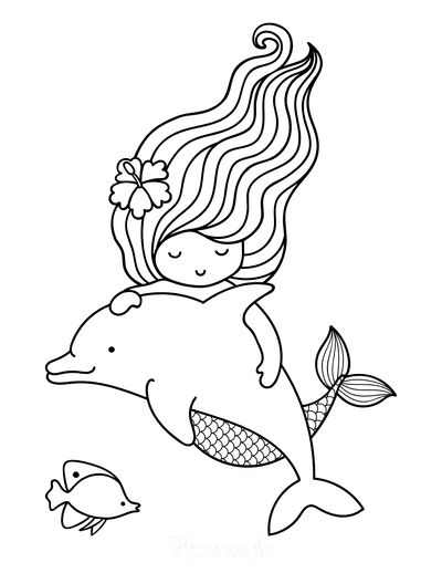 Free printable mermaid coloring pages mermaid coloring dolphin coloring pages unicorn coloring pages