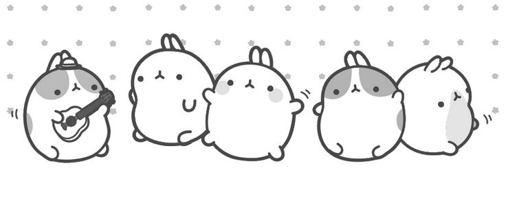 Coloring page molang molang and his friends dance coloring pages cute coloring pages molang