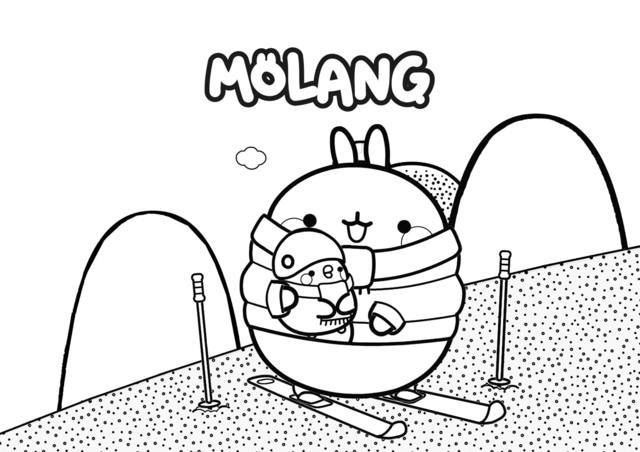 Molang coloring page coloring pages cool coloring pages cute coloring pages