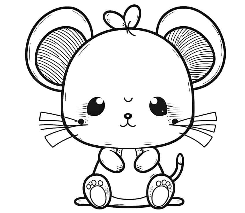 Kawaii coloring pages