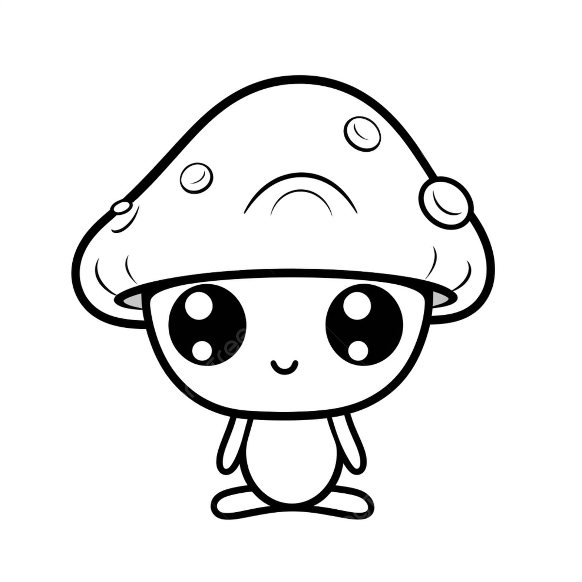 Cute mushroom coloring page mushroom drawing ring drawing color drawing png transparent image and clipart for free download