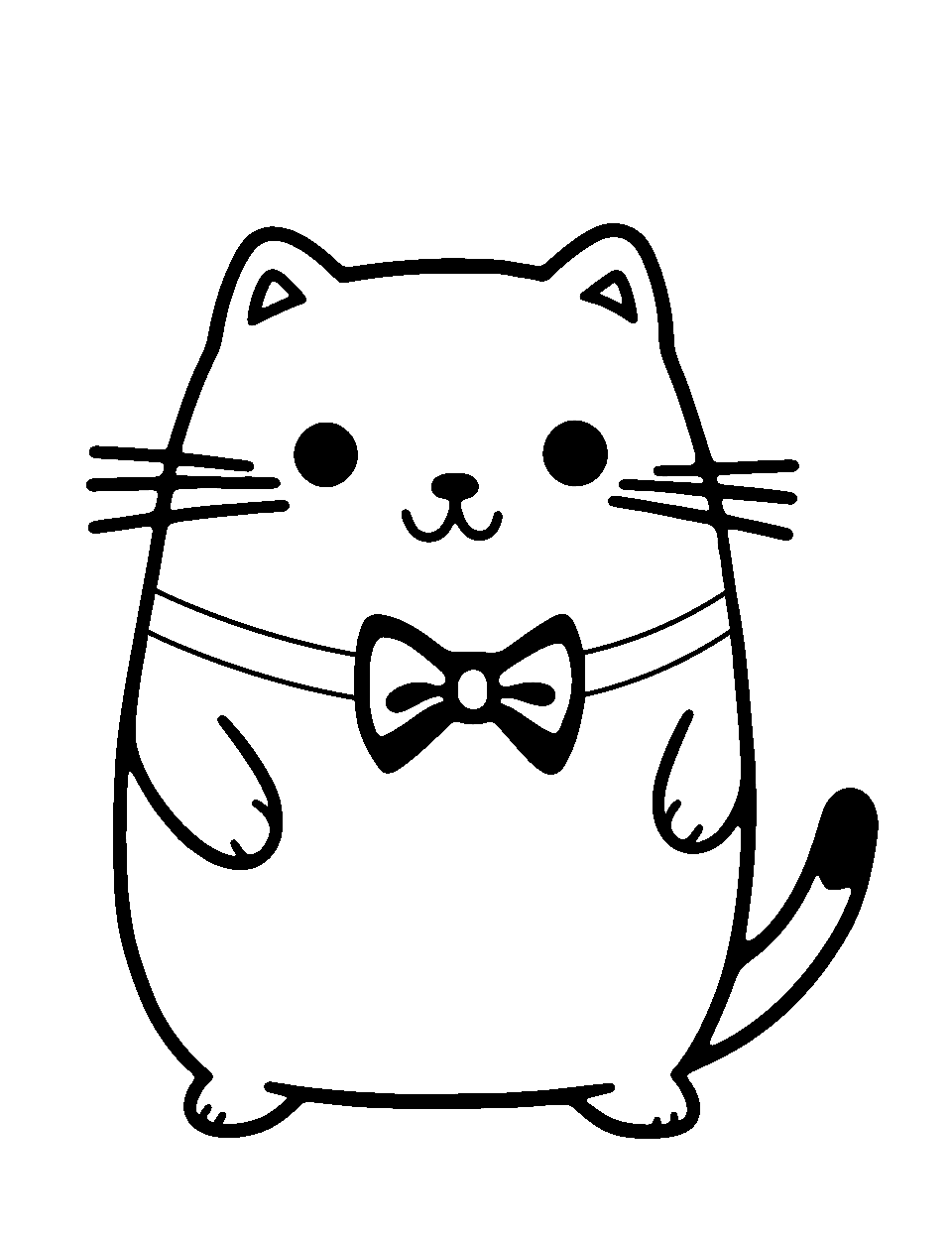 Pusheen coloring pages free printable sheets