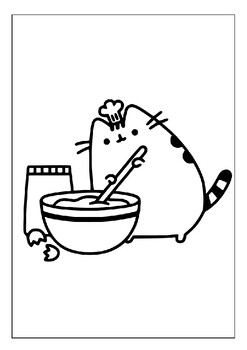 Printable pusheen coloring pages delightful fun for kids and fans pages