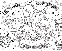 Ðï printable sanrio coloring pages for free