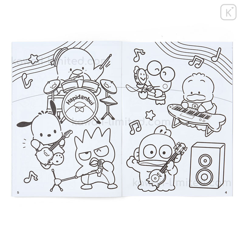 Japan sanrio b coloring book