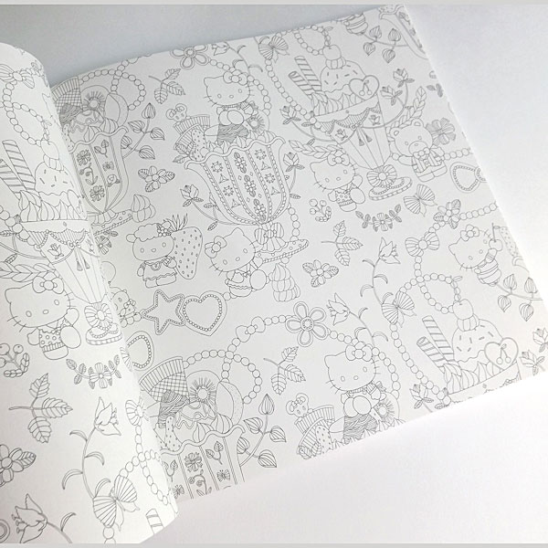 Smile sanrio characters coloring book review