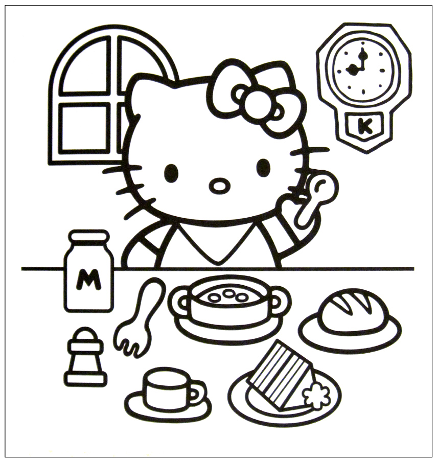 Sanrio hello kitty music coloring book w stickers