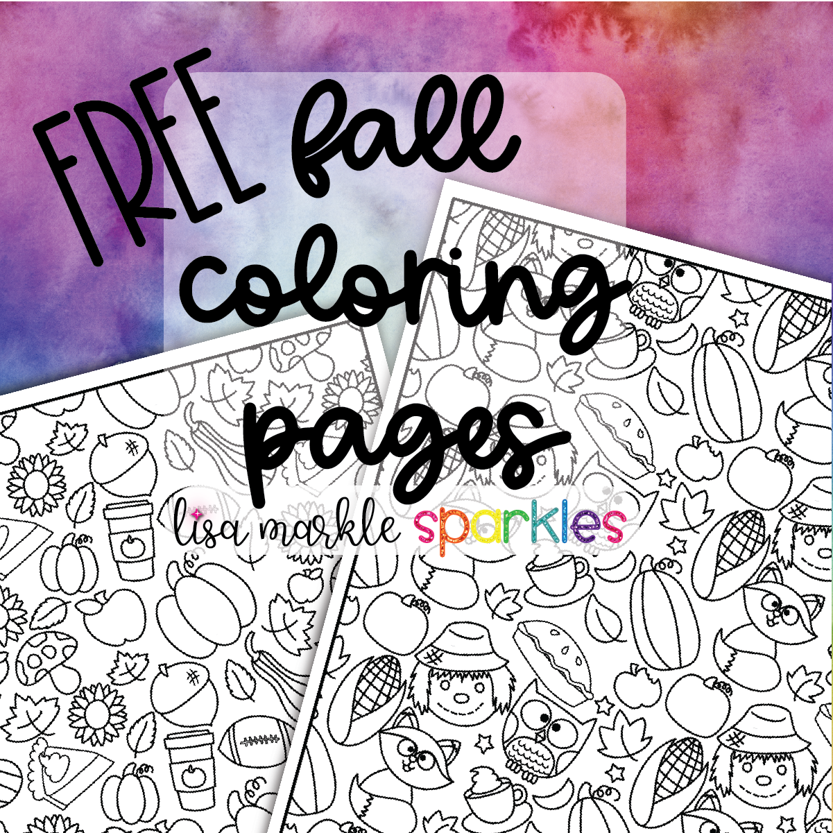 Free fall coloring pages