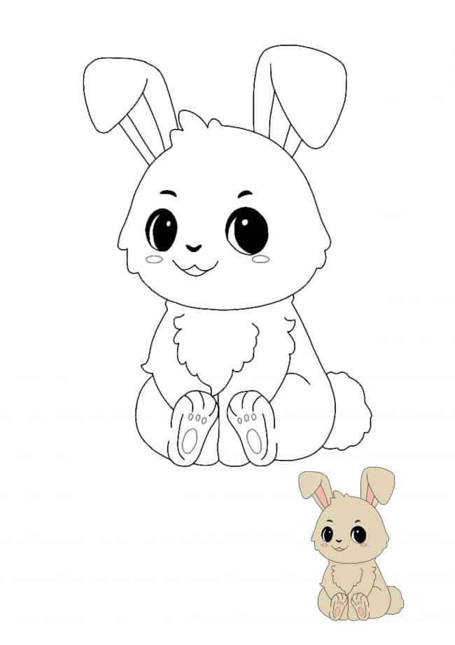 Kawaii coloring pages