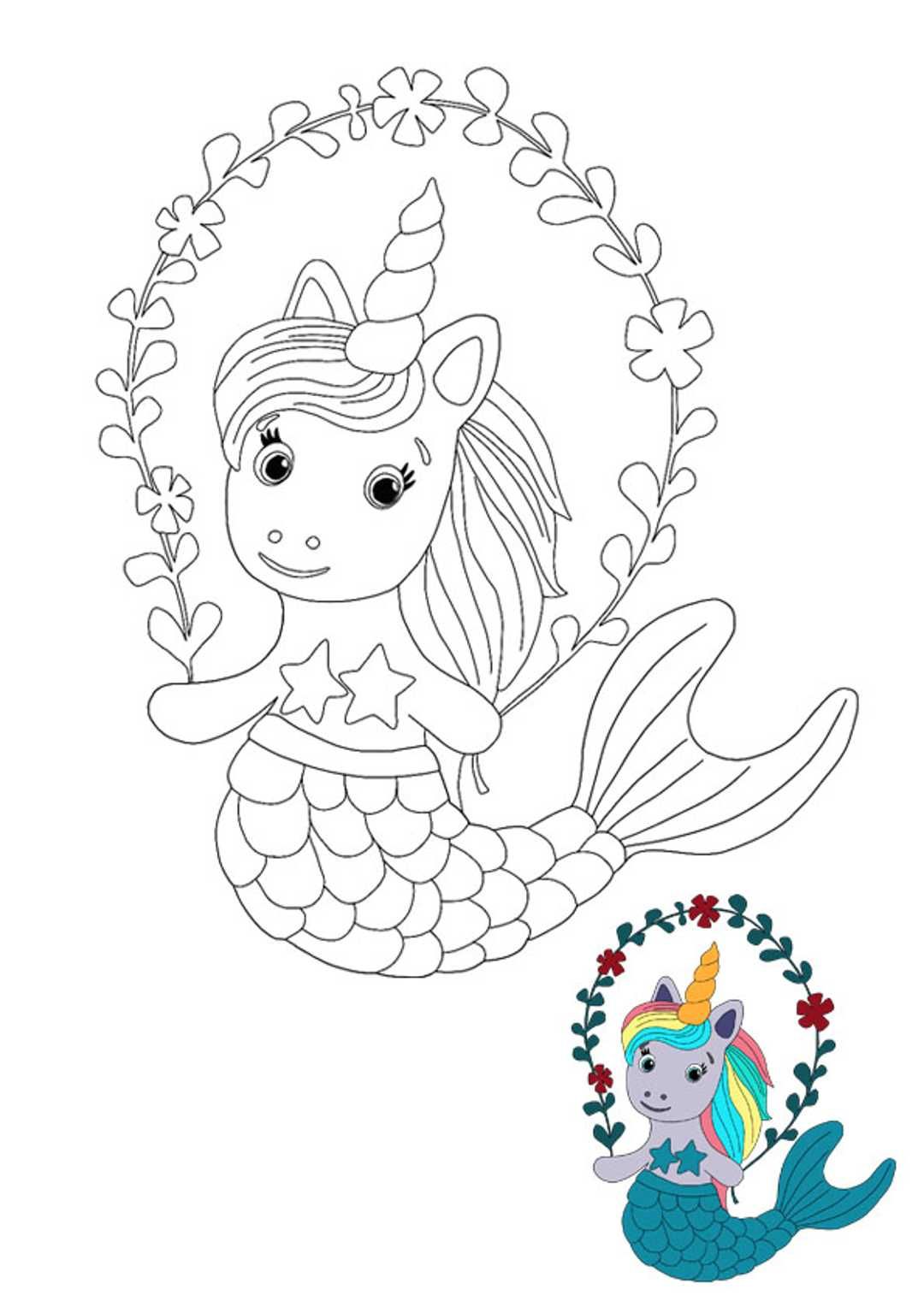 Unicorn mermaid coloring pages unicorn coloring pages mermaid coloring pages mermaid coloring