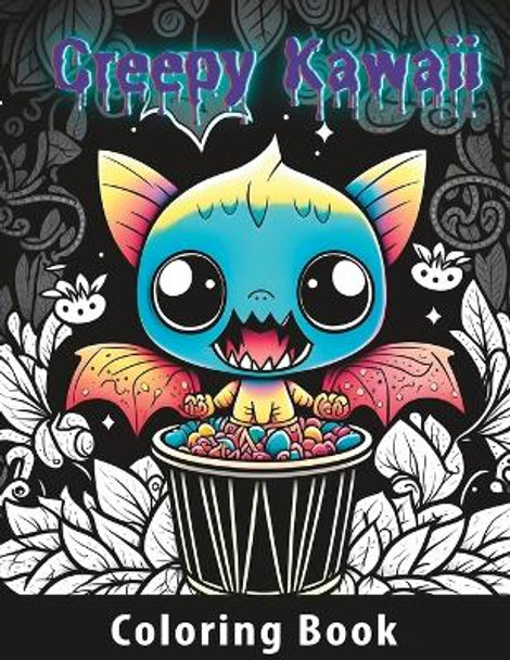 Creepy kawaii coloring book unique pages of horror