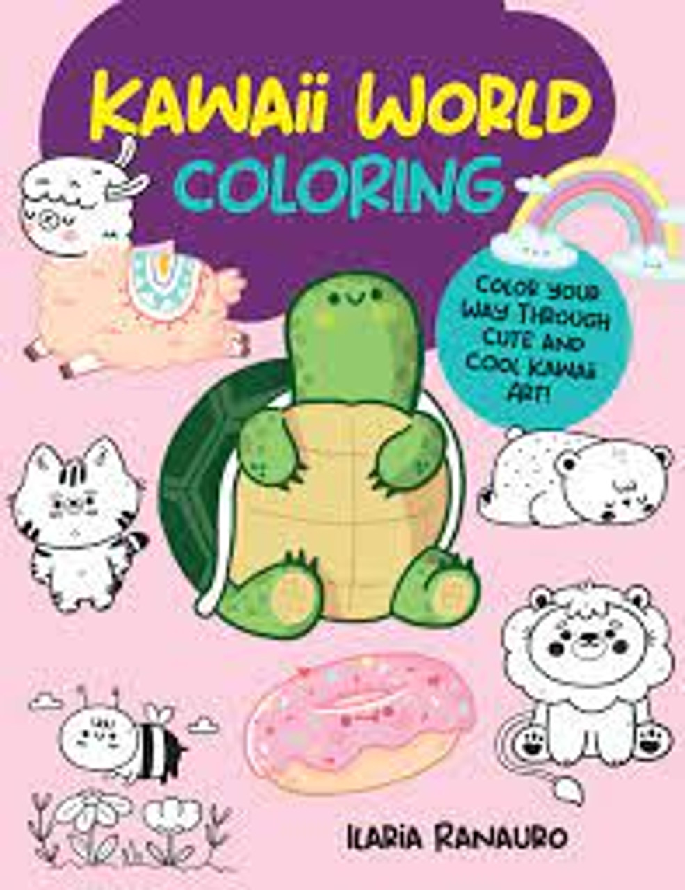 Kawaii world coloring book