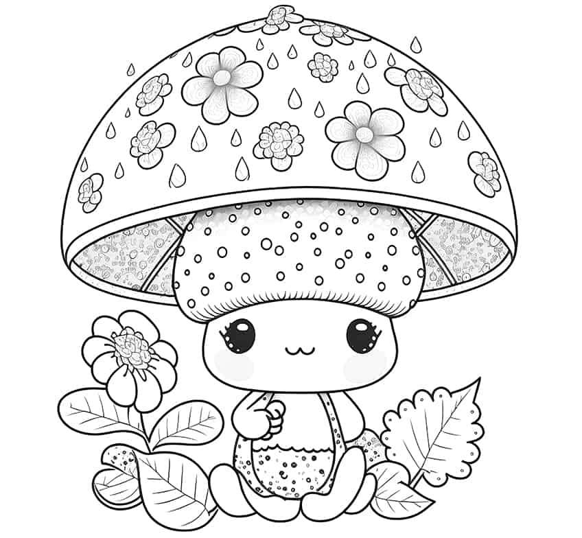 Kawaii coloring pages