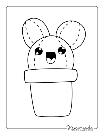 Free cute kawaii coloring pages for kids