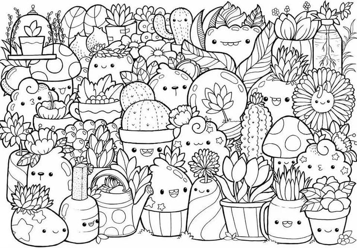 Discover the adorable world free printable kawaii coloring pages for endless fun