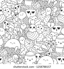 Thousand cactus colouring pages royalty