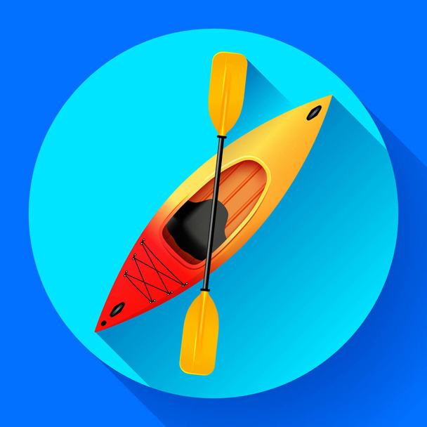 Kayak paddle free stock vectors