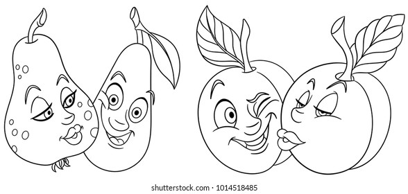 Valentines day coloring page greeting card stock vector royalty free