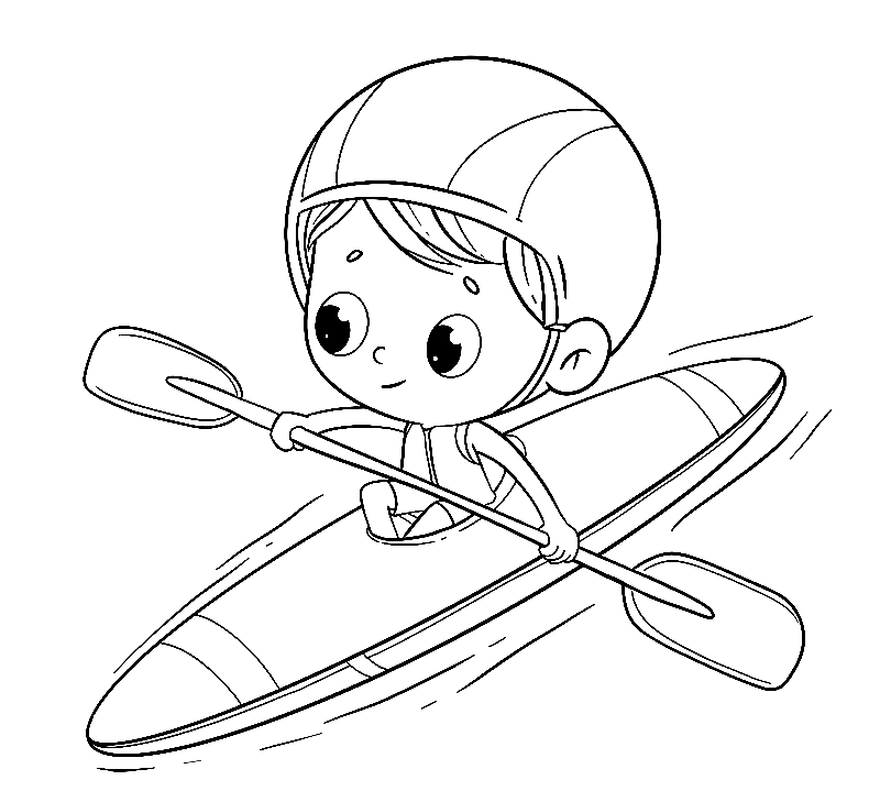 Water sports coloring pages printable for free download