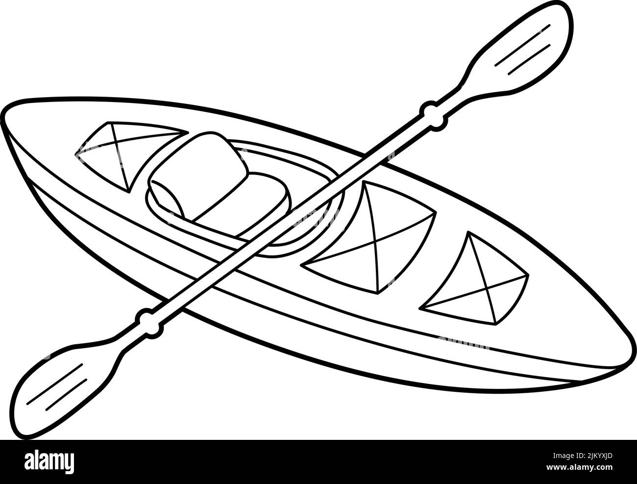 Kayak drawing hi