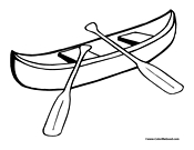 Canoe coloring pages kayak coloring pages