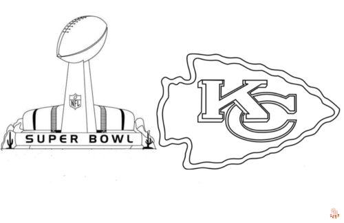 Kansas city chiefs coloring pages for kids