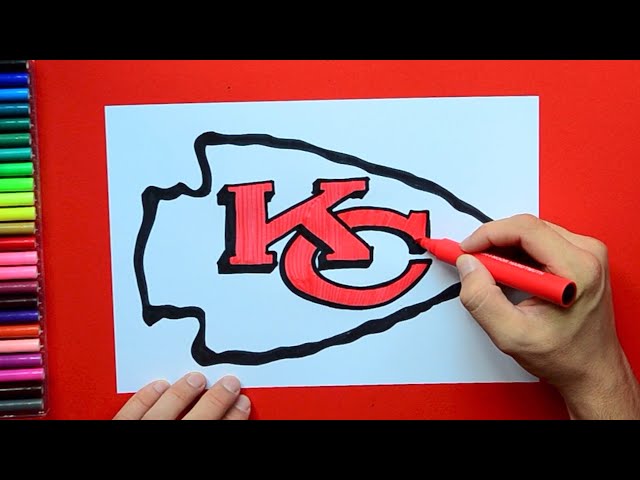 How to draw kansas city chiefs logo nfl tea