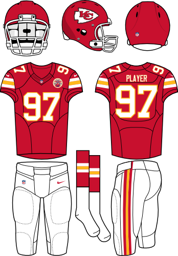 Kansas city chiefs home uniform