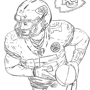 Kansas city chiefs coloring pages printable for free download