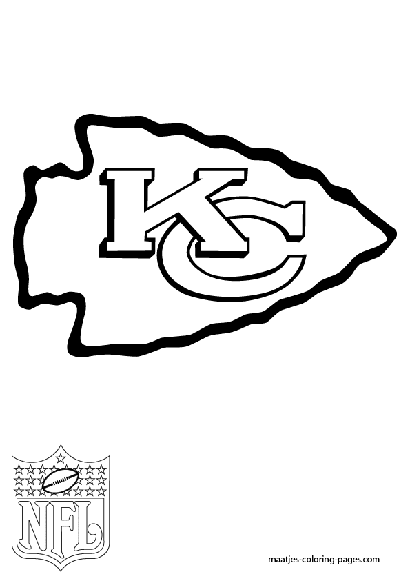 Kansas city chiefs coloring pages printable for free download