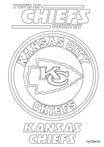 Free printable kansas city chiefs coloring pages for kids