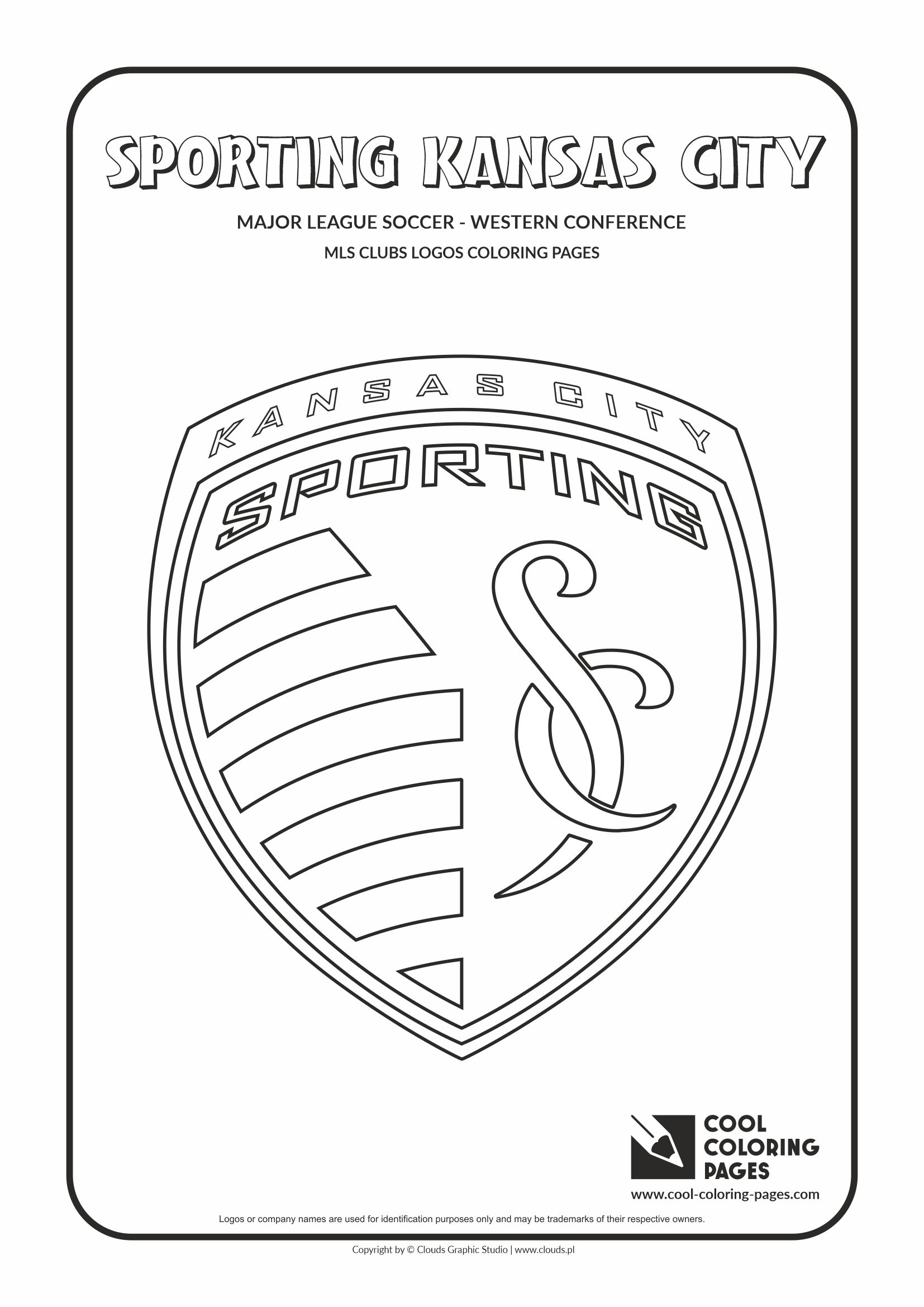 Cool coloring pages mls soccer clubs logos coloring pages