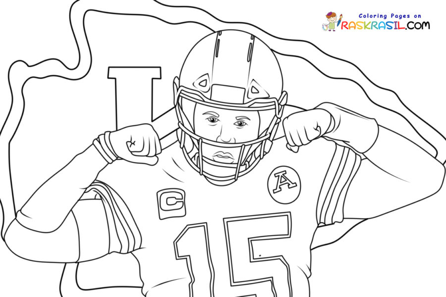 Kansas city chiefs coloring pages