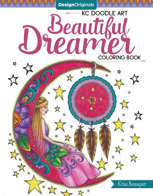 Kc doodle art beautiful dreamer coloring book paperback the bookmark shoppe