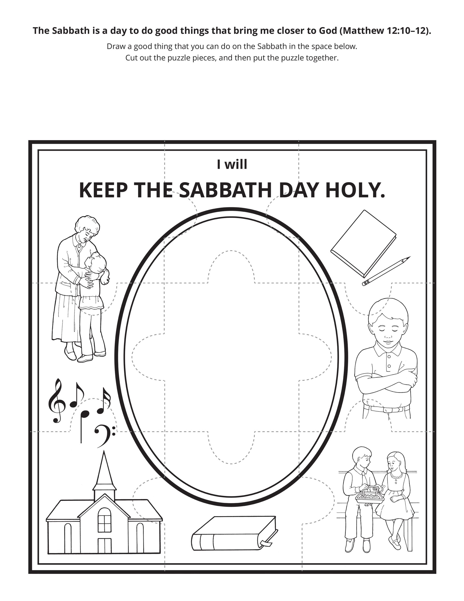 Keep the sabbath day holy