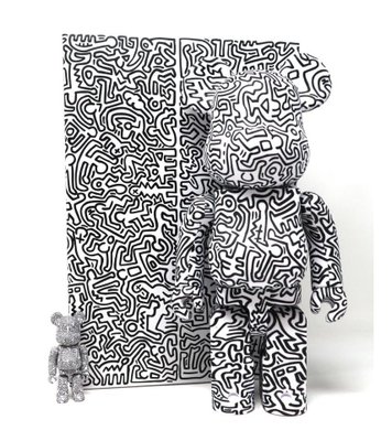 Keith haring bearbrick set of for sale at