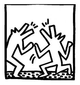 Coloring page keith haring to print keith haring keith haring art coloring pages