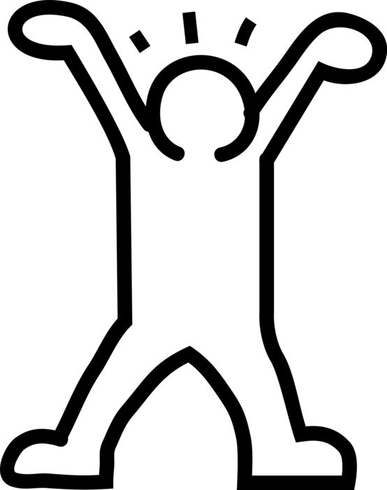 Vector illustration of keith haring influence pop art dancing stick figure keith haring art keith haring haring art