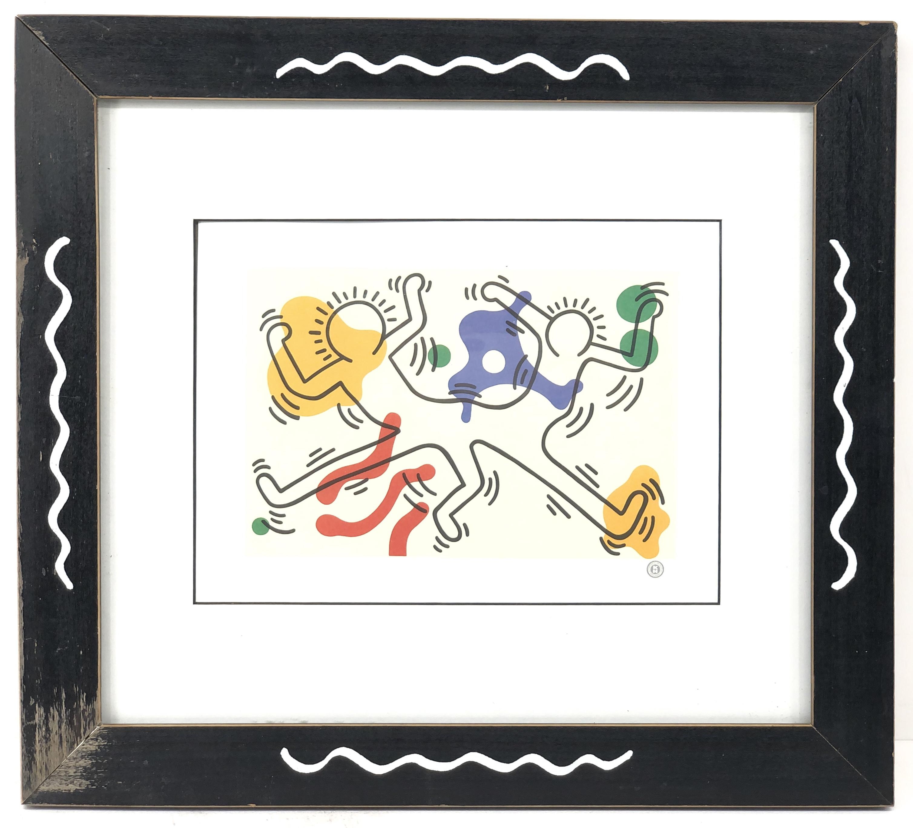 Keith haring dancing figures