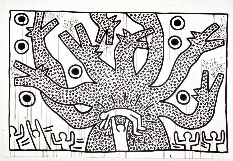 Keith haring at the brooklyn museum