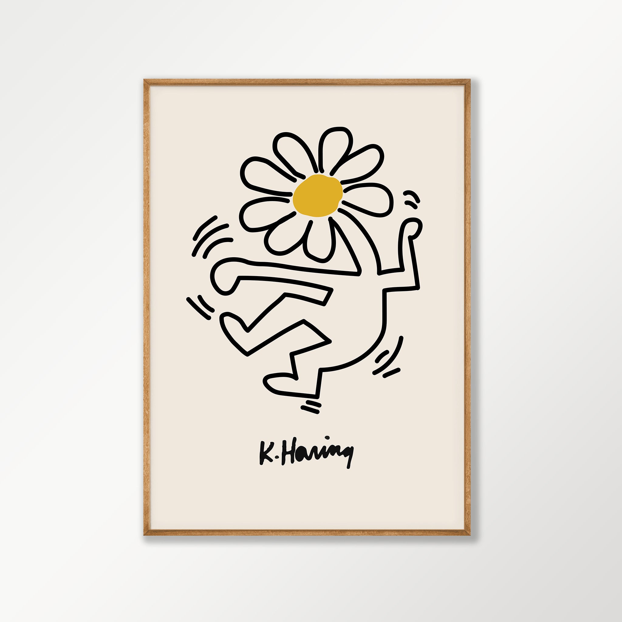 Flowers by keith haring â