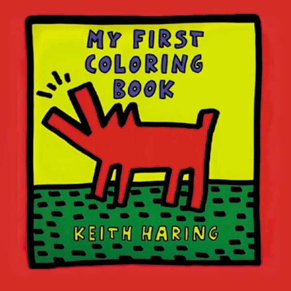 My first coloring book keith haring books