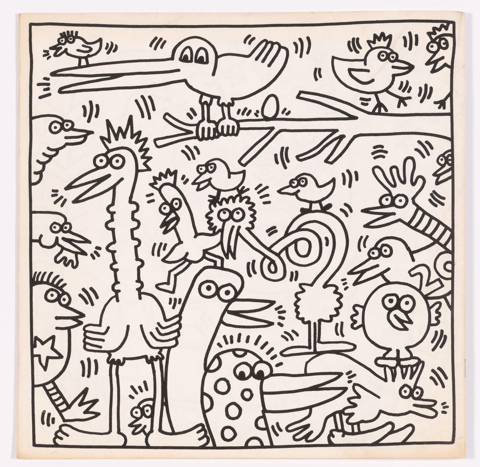 Keith haring coloring book