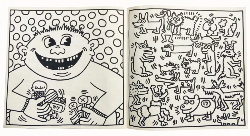 Keith haring vintage keith haring coloring book available for immediate sale at sothebys