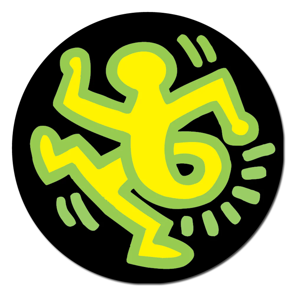 Keith haring rhythm sticker