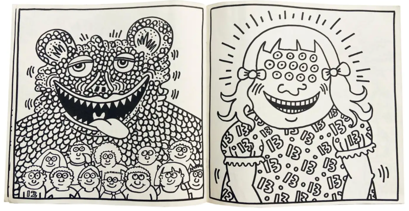 Keith haring vintage keith haring coloring book available for immediate sale at sothebys