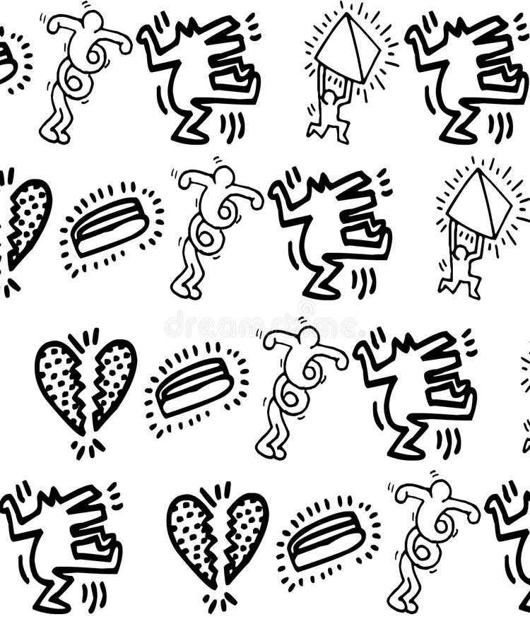 Haring keith stock illustrations â haring keith stock illustrations vectors clipart